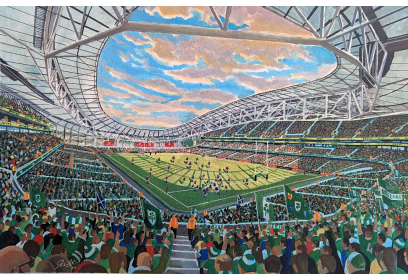 Aviva Stadium Fine Art Print - Republic of Ireland 